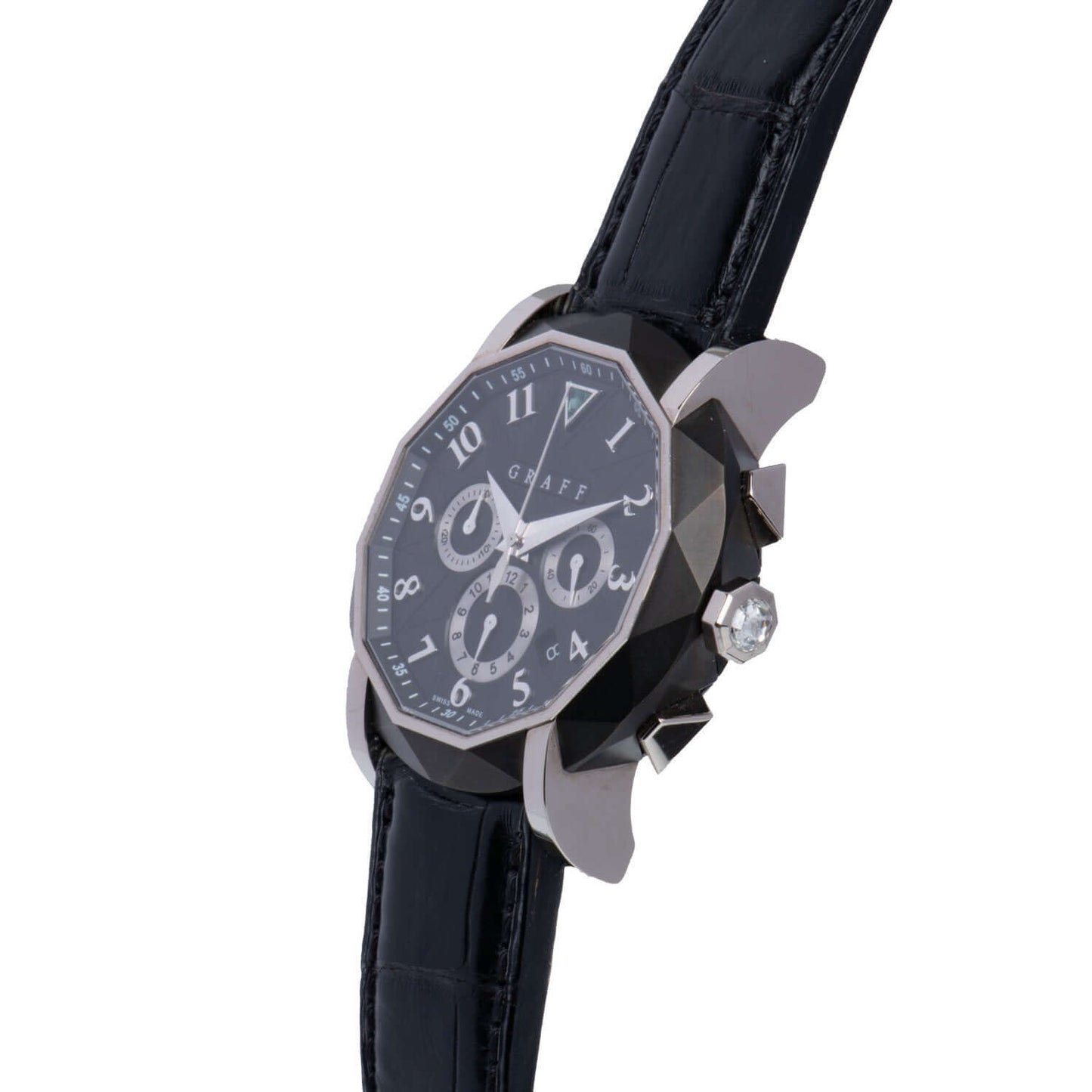 Graff Chronograph Automatic Mens Watch CG45DLCWGB