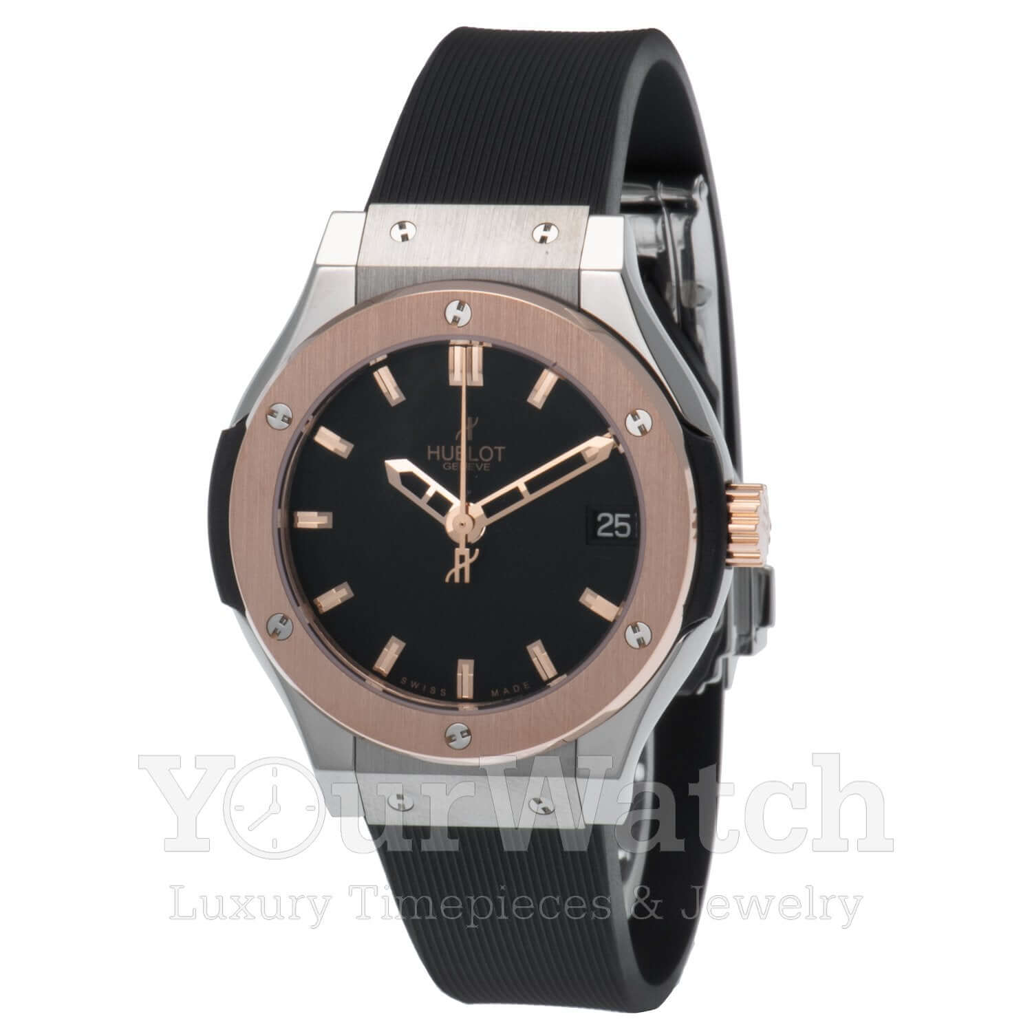 Hublot Classic Fusion Quartz Titanium 33mm Ladies Watch 581.NO.1180.RX