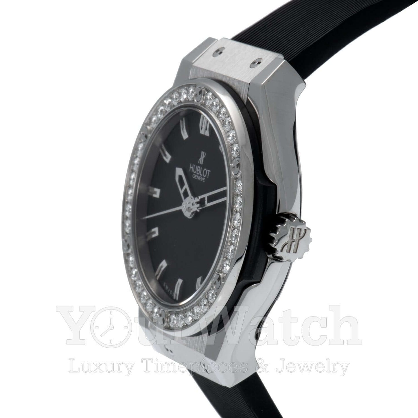 Hublot Classic Fusion Quartz Titanium 33mm Ladies Watch 581.NX.1170.RX.1104