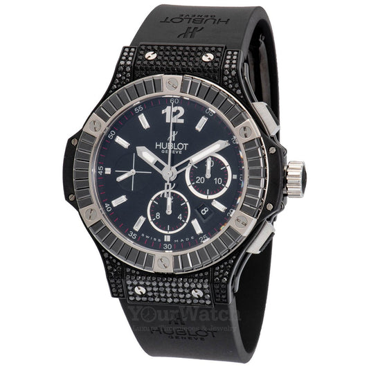 Hublot-Big-Bang-Chronograph-Automatic-Diamond-Black-Dial-Mens-Watch-301CD1234RX8800-Yourwatch