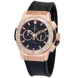 Hublot Classic Fusion Automatic with Full Diamond Bezel Mens Watch 541.OX.1180.LR.1904