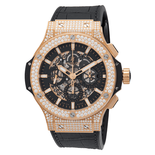 Hublot Big Bang Aero Bang Chronograph Automatic Pave Diamond Men's Watch 311.PX.1180.GR.1704