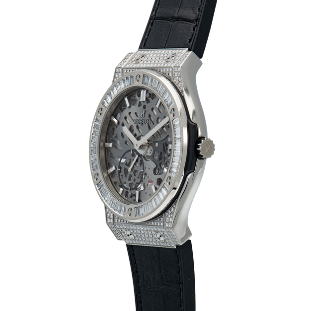 HUBLOT CLASSIC FUSION EXTRA-THIN SKELETON DIAL 45MM 545.NX.0170.LR.0904