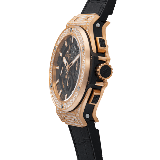Hublot Big Bang Aero Bang Chronograph Automatic Pave Diamond Men's Watch 311.PX.1180.GR.1704