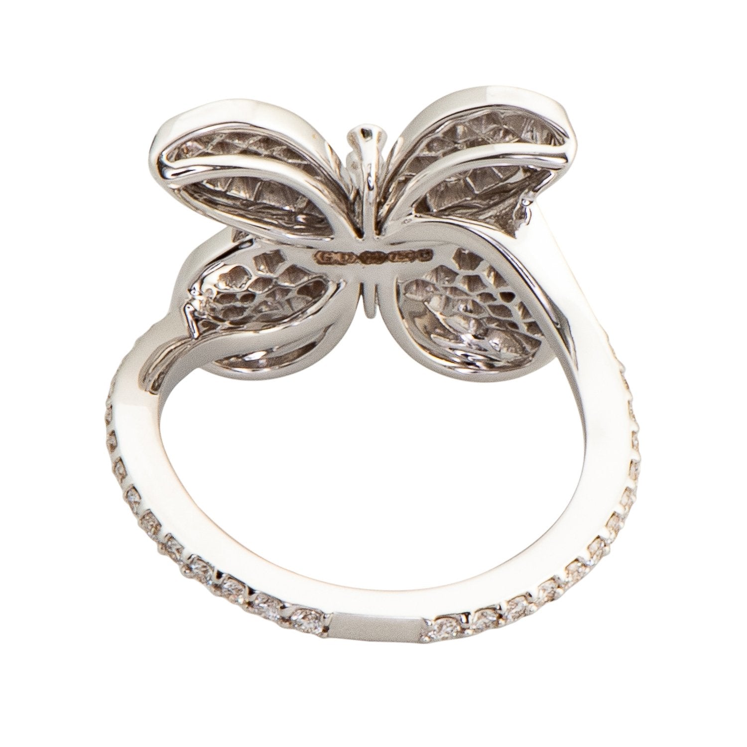 Graff Butterfly Ring With Diamonds and Sapphires