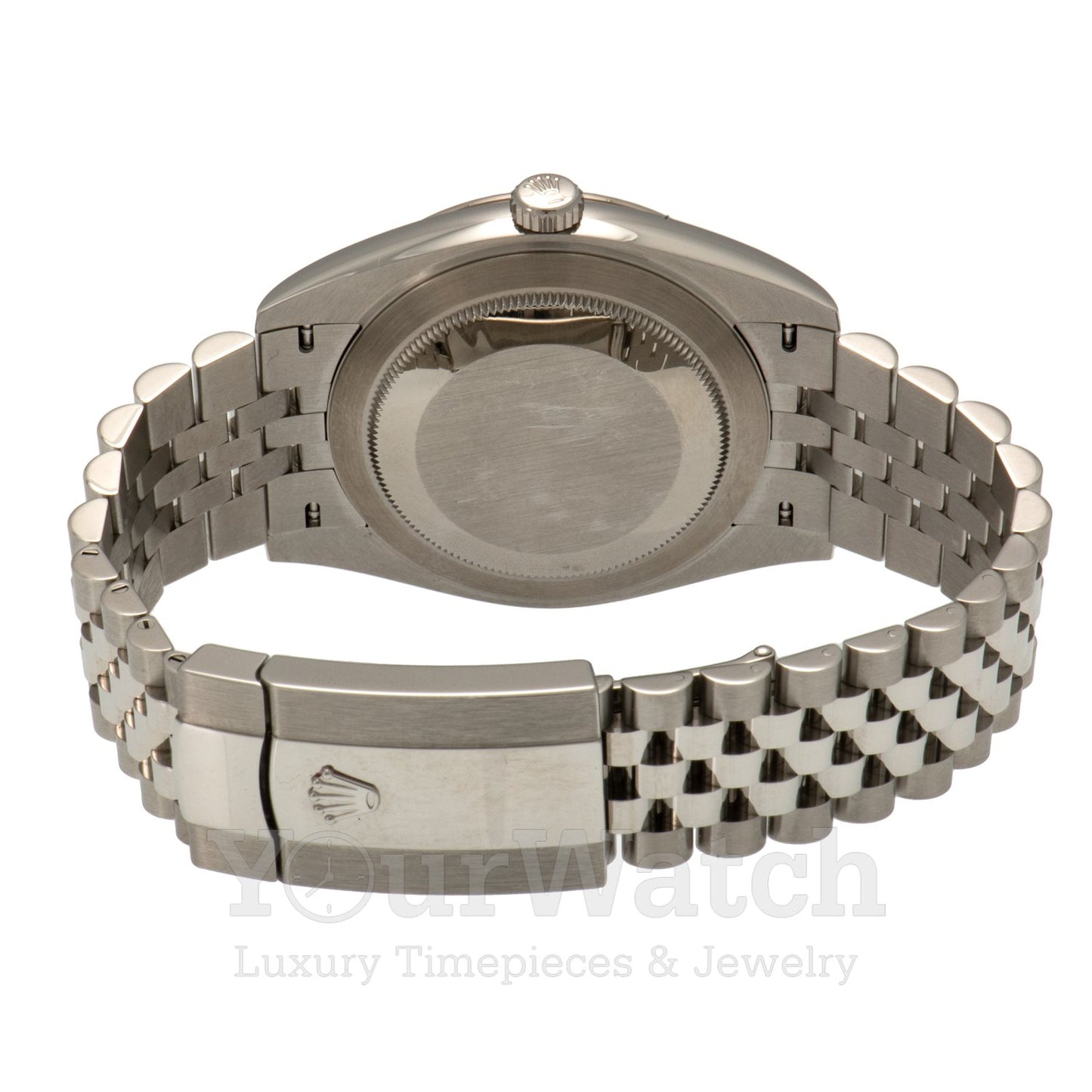 Rolex Datejust Stainless Steel Bracelet White Dial 41mm Mens Watch