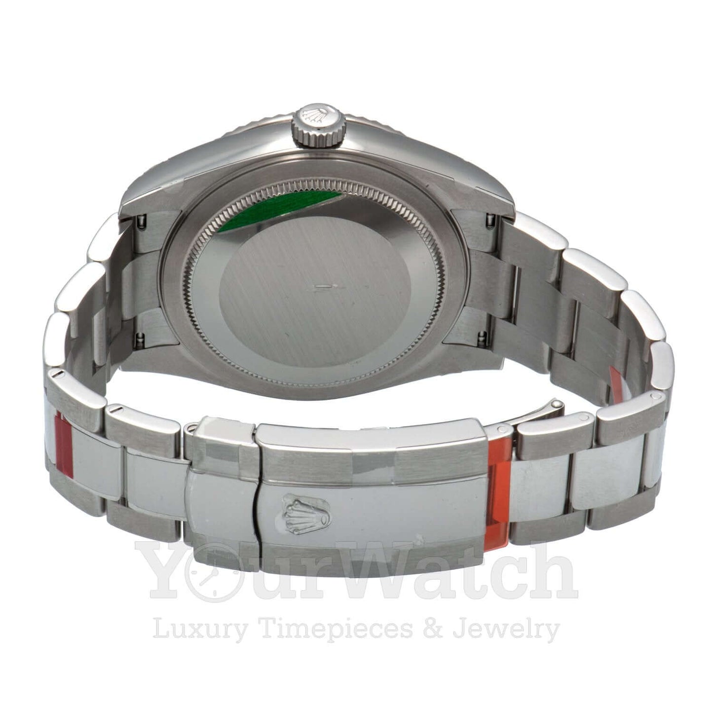 Rolex Sky Dweller White Gold Stainless Steel Blue Dial 42mm Mens Watch