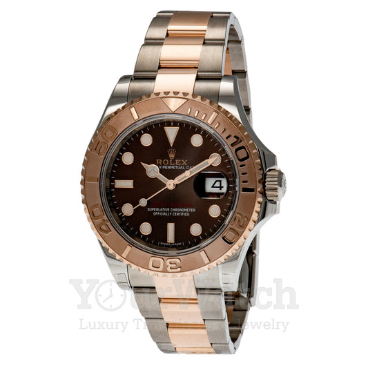 Rolex M116621-0001 Date Yacht Master Everose Gold Two Tone Bracelet 40mm Mens Watch