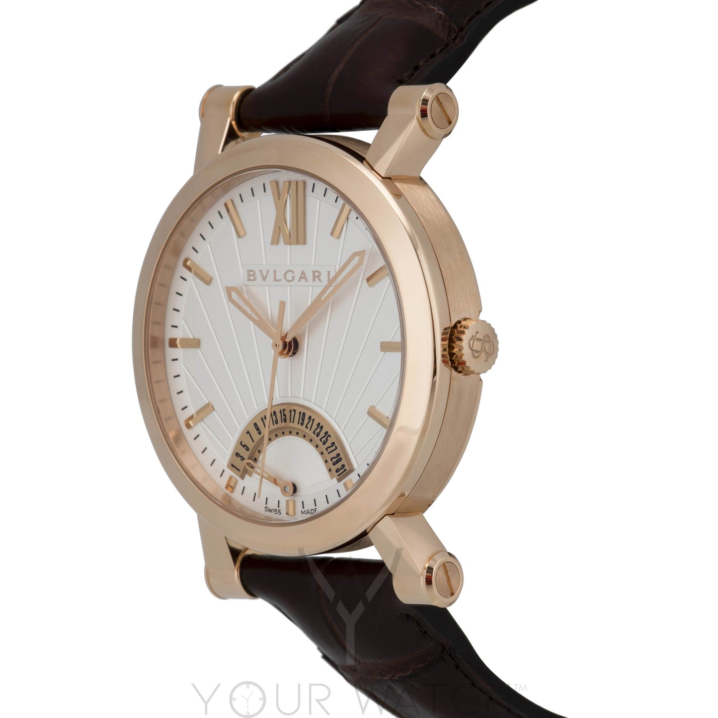 Bvlgari Sotirio Bulgari Retrograde Date 42mm Mens Watch 101708