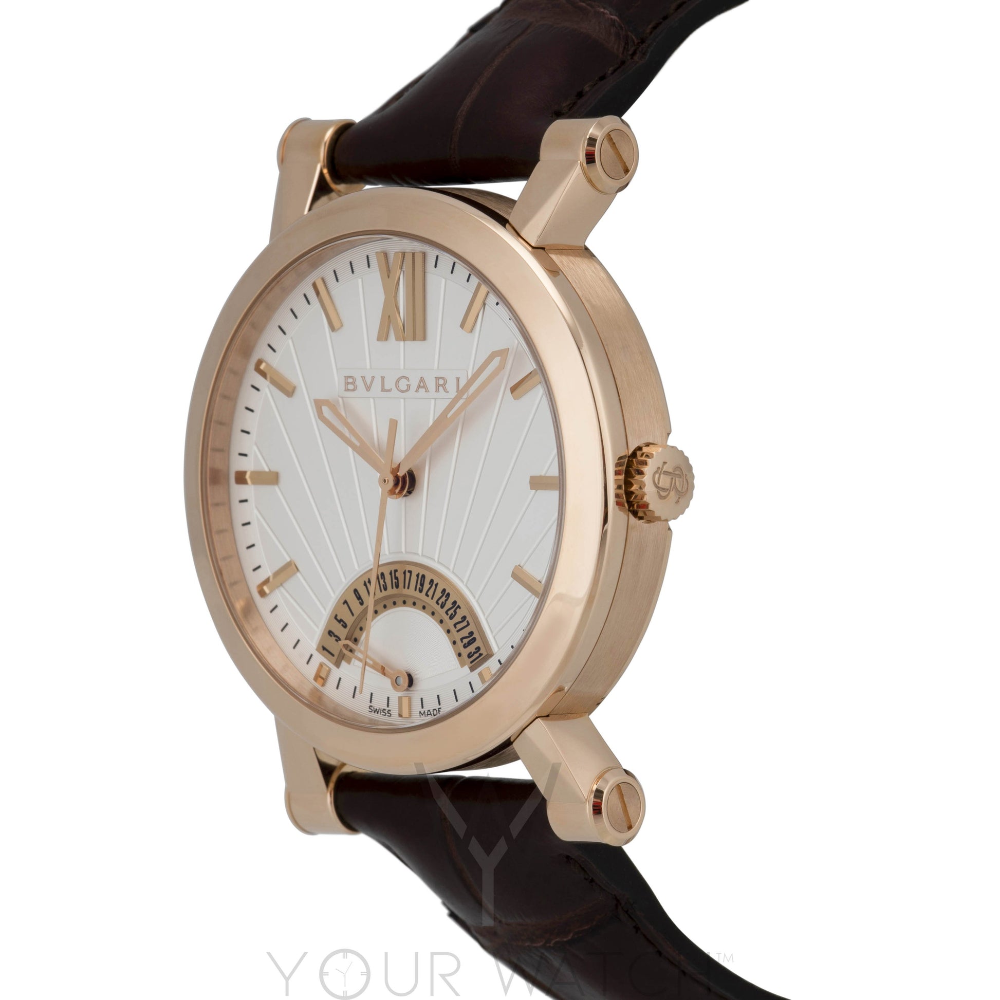 Bvlgari Sotirio Bulgari Retrograde Date 42mm Mens Watch 101708