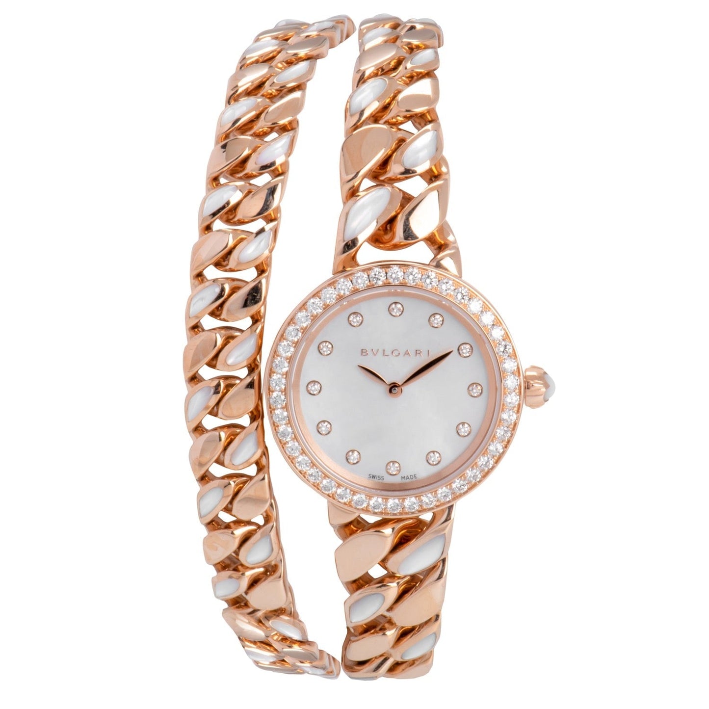 Bvlgari Catene 18 Carat Pink Gold Ladies Watch 102171