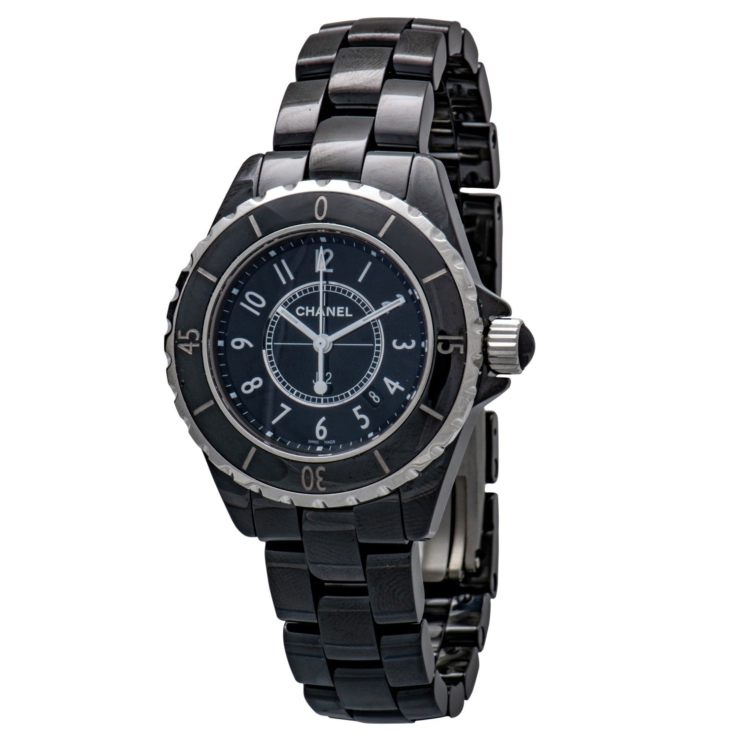 Chanel H0682 J12 Quartz Ladies Watch, Black