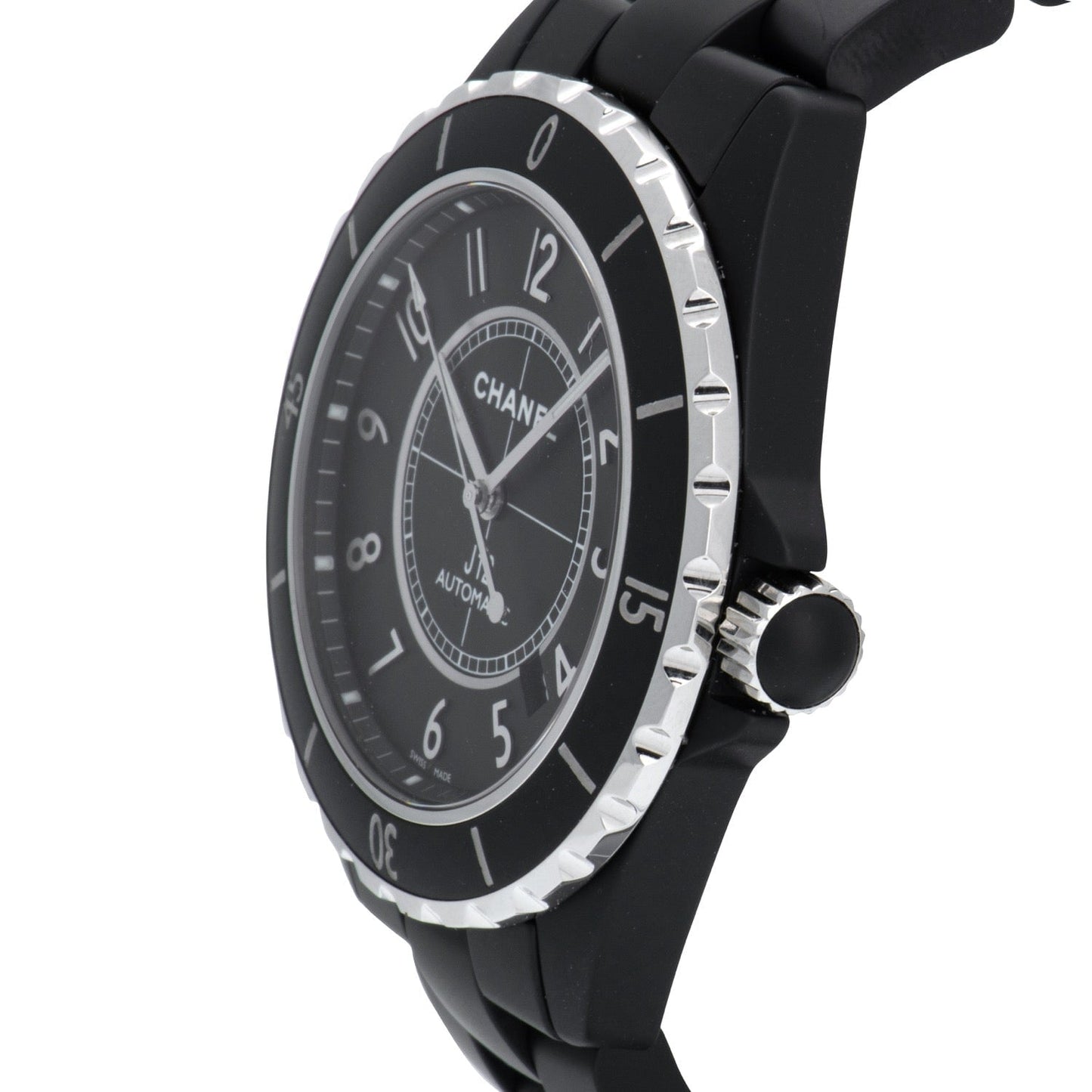 Chanel J12 Matte Black Ceramic Automatic Watch H3131