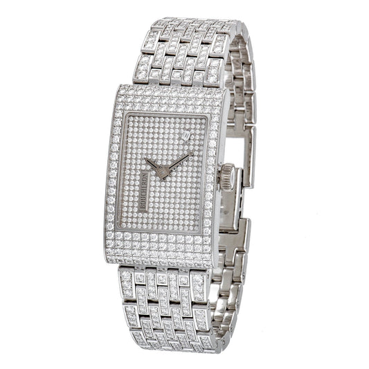 Boucheron Reflet Ladies Quartz White Gold Watch WA009305