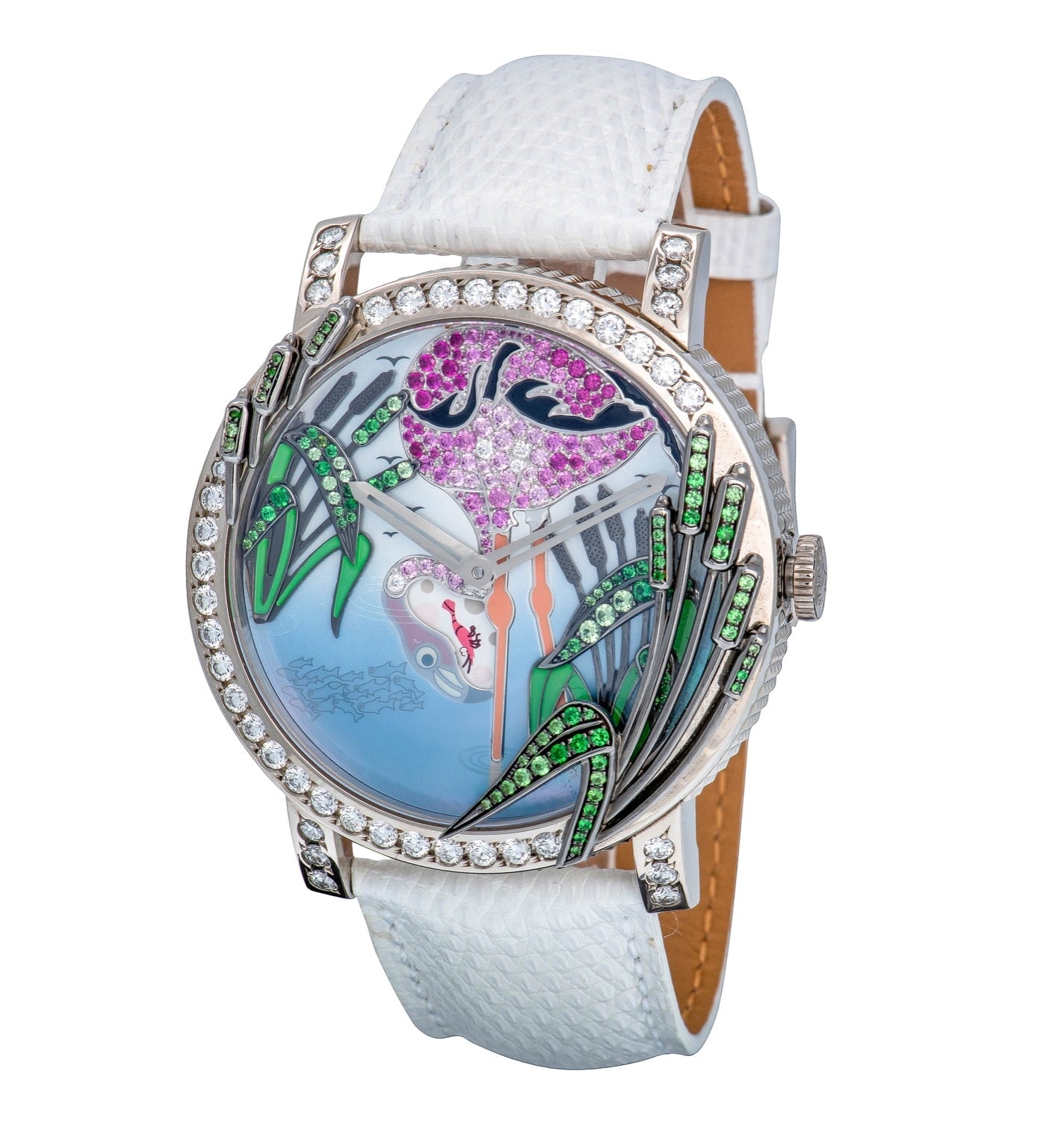Boucheron Crazy Jungle Flamingo Watch WA010225