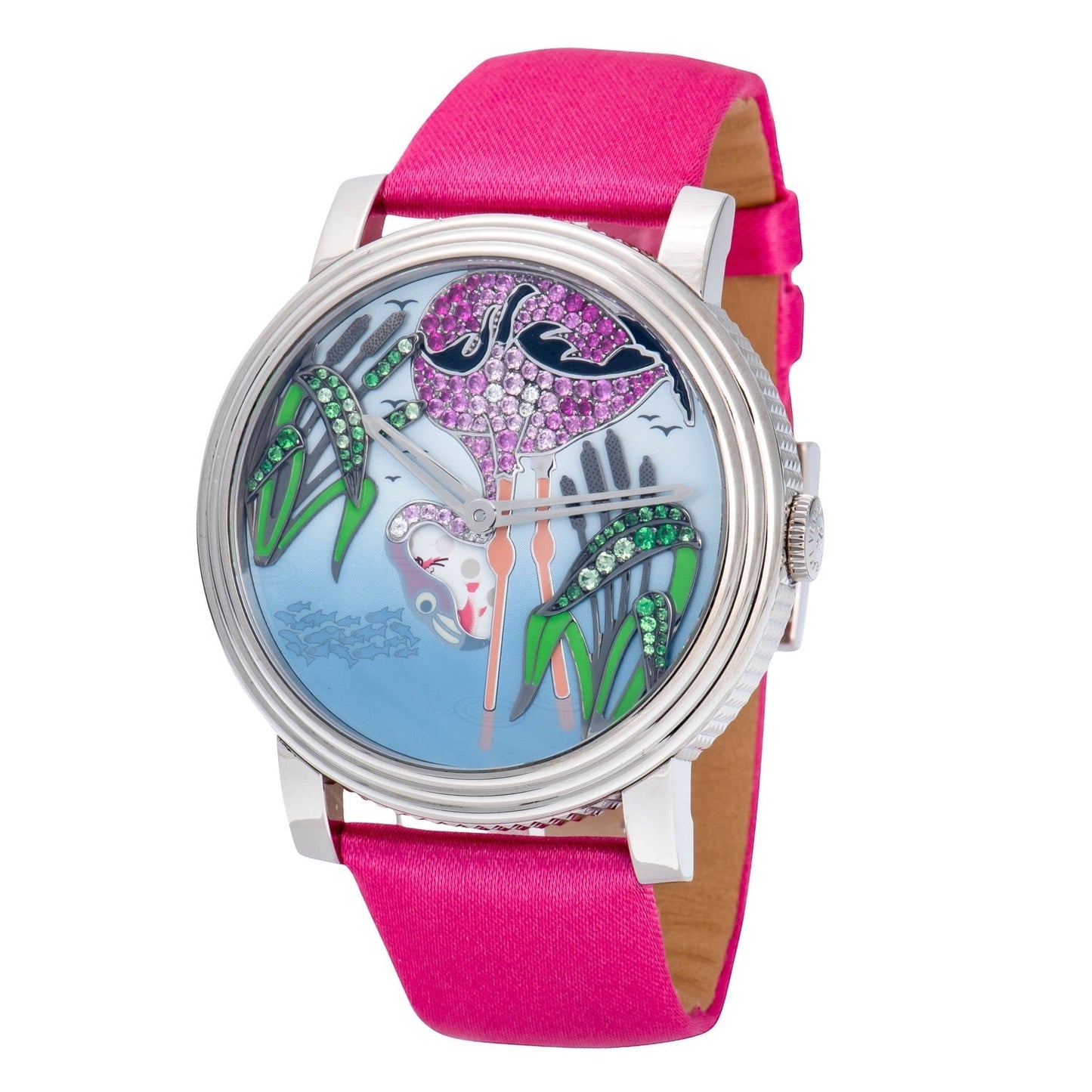 Boucheron Crazy Jungle Flamingo Watch WA010226