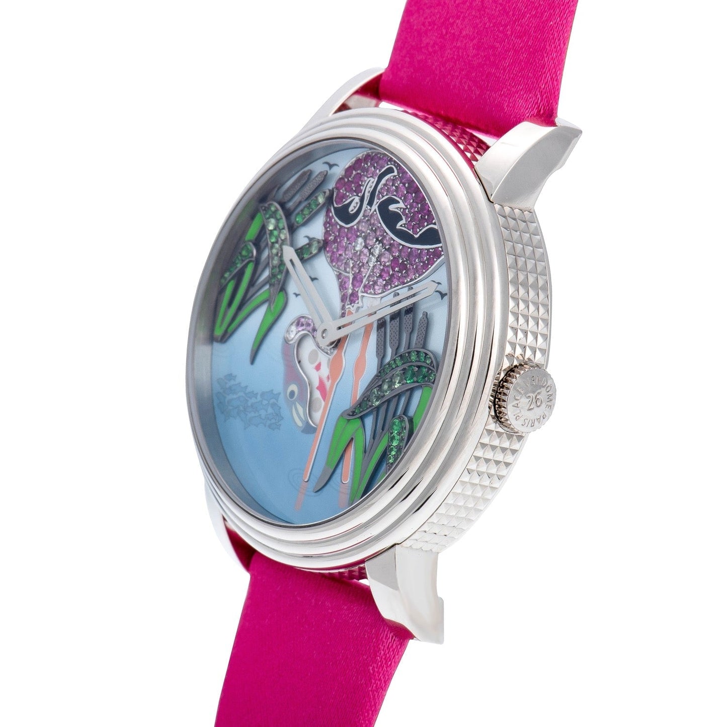 Boucheron Crazy Jungle Flamingo Watch WA010226