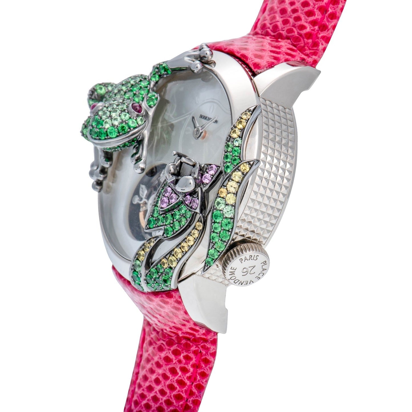 Boucheron Crazy Jungle Frog Watch With Mother of Pearl Dial WA010231