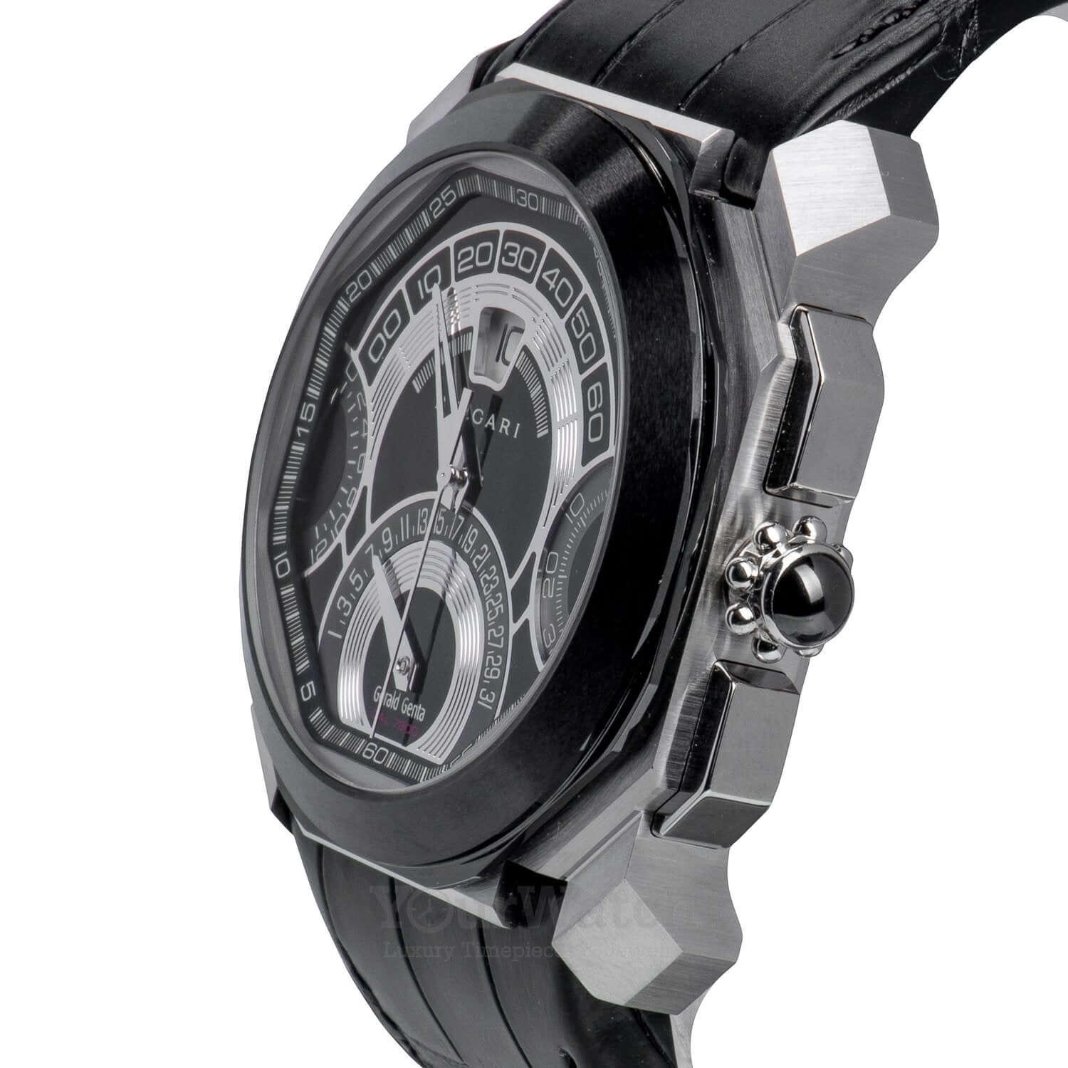 Bvlgari Octo Stainless Steel Quadri Retro 45mm Men's Watch 101882