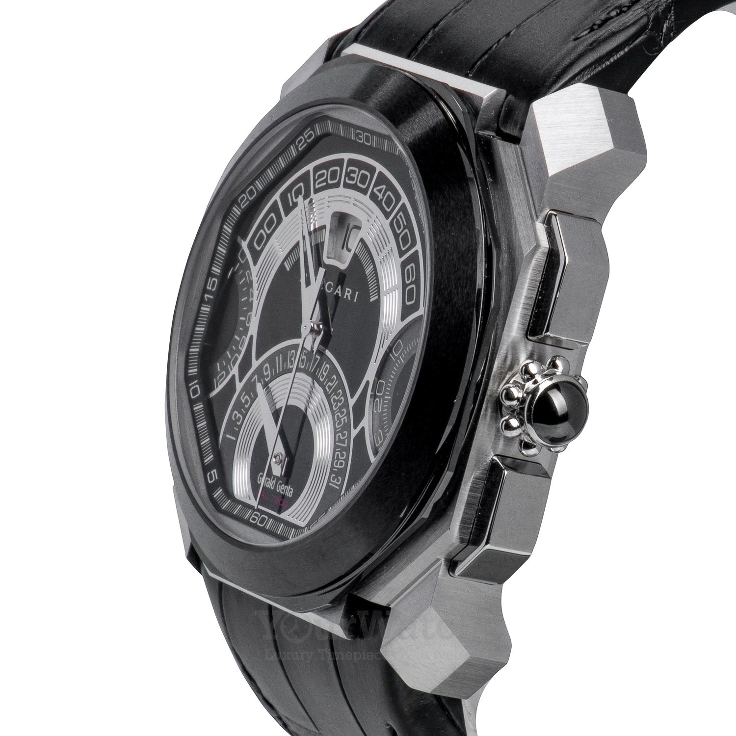 Bvlgari Octo Stainless Steel Quadri Retro 43mm Men's Watch 101882