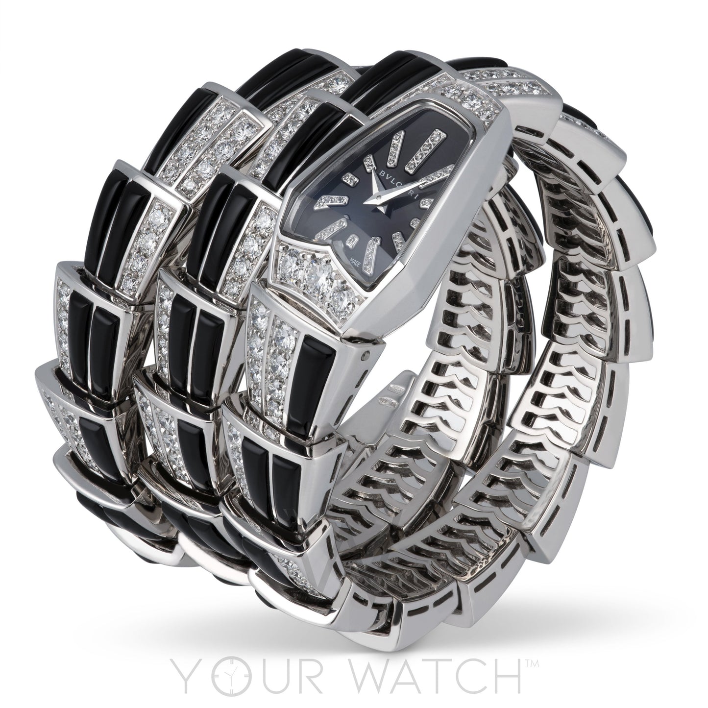 Bvlgari Serpenti Jewellery Sapphire Crystal Dial Ladies Watch 102112