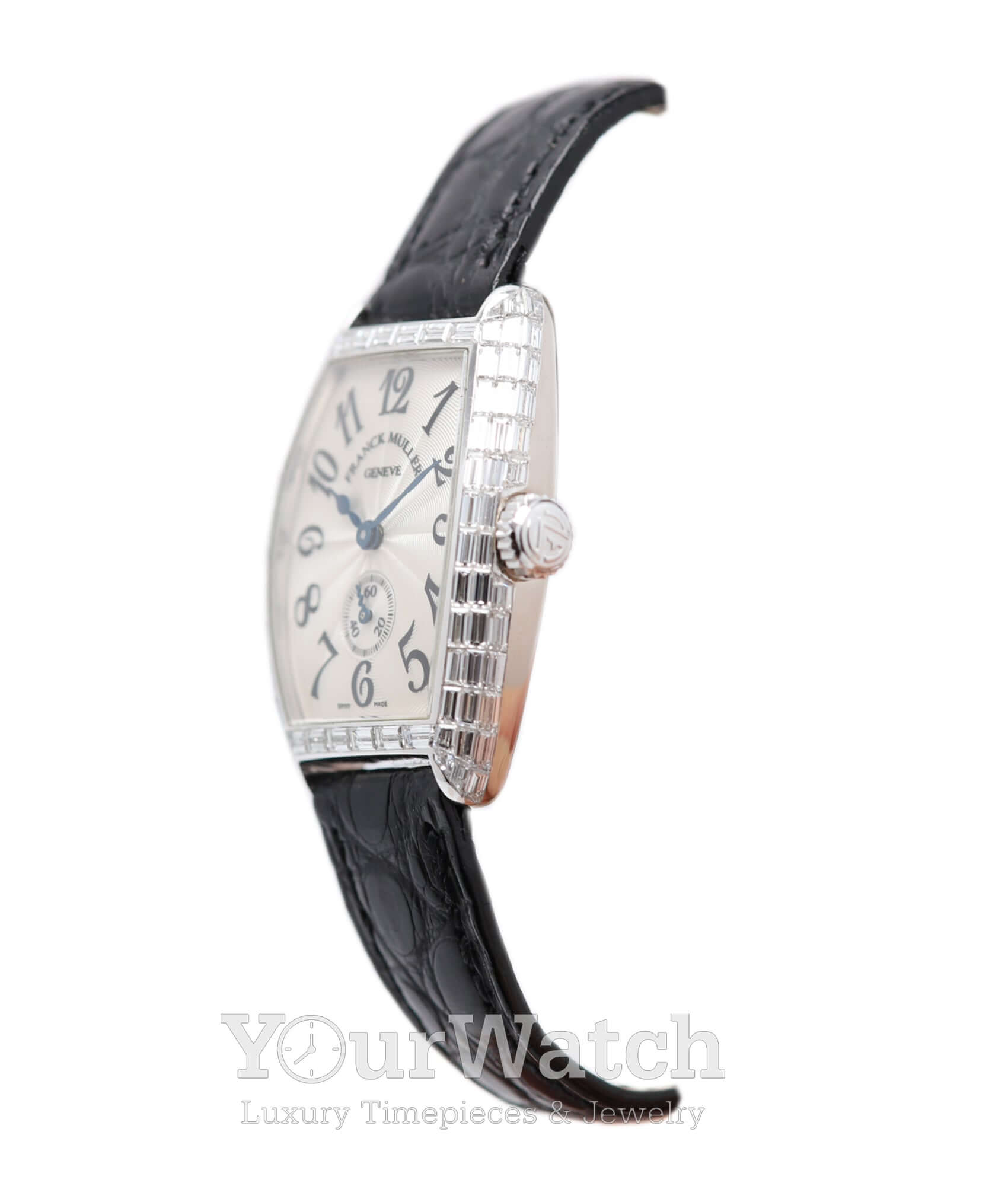 Franck muller cintree curvex diamond watch hot sale