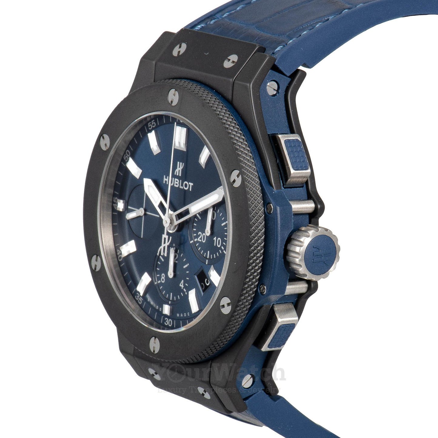 Hublot Big Bang Ceramic Blue Chronograph 44mm Men's Watch 301.CI.7170.LR