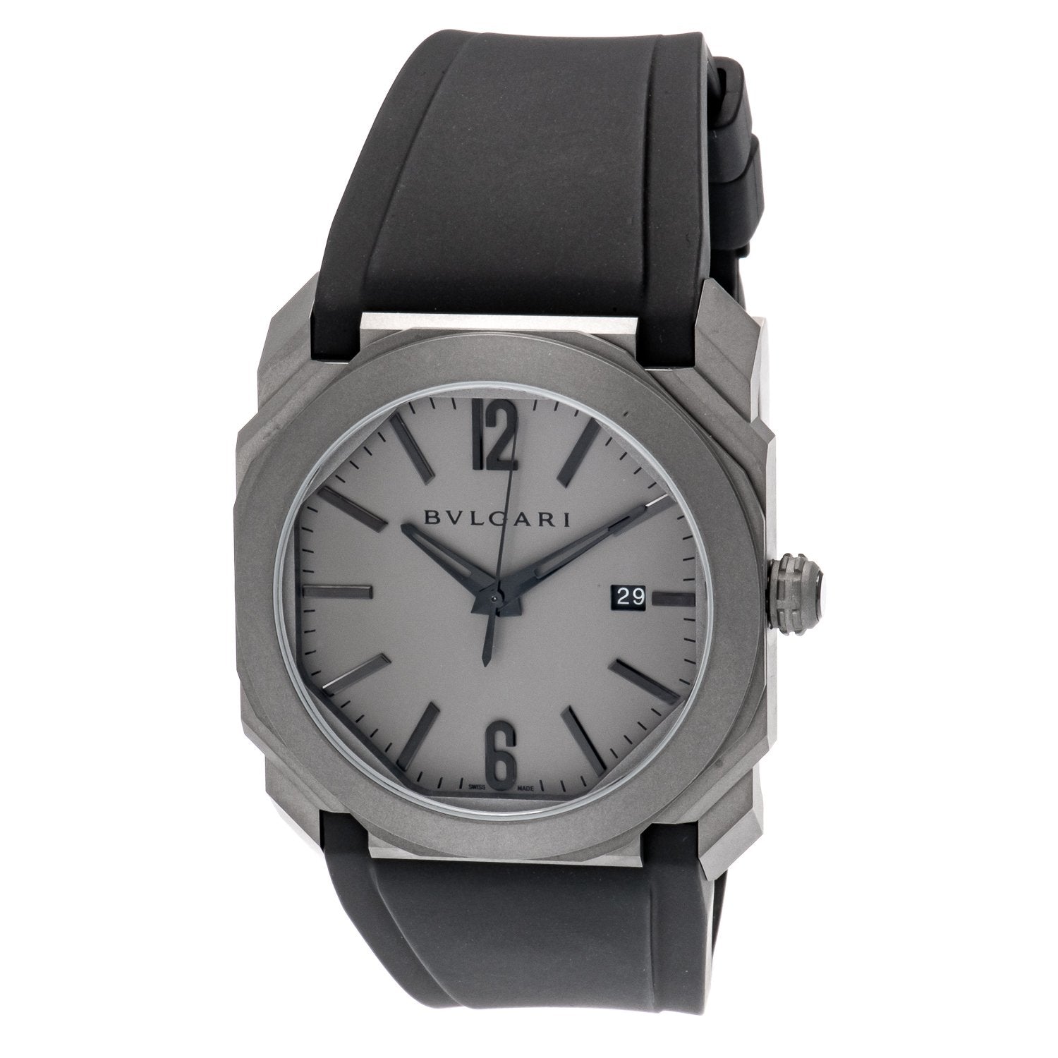 Bvlgari 102858 Octo Solotempo Automatic Grey Dial 41mm Men's Watch