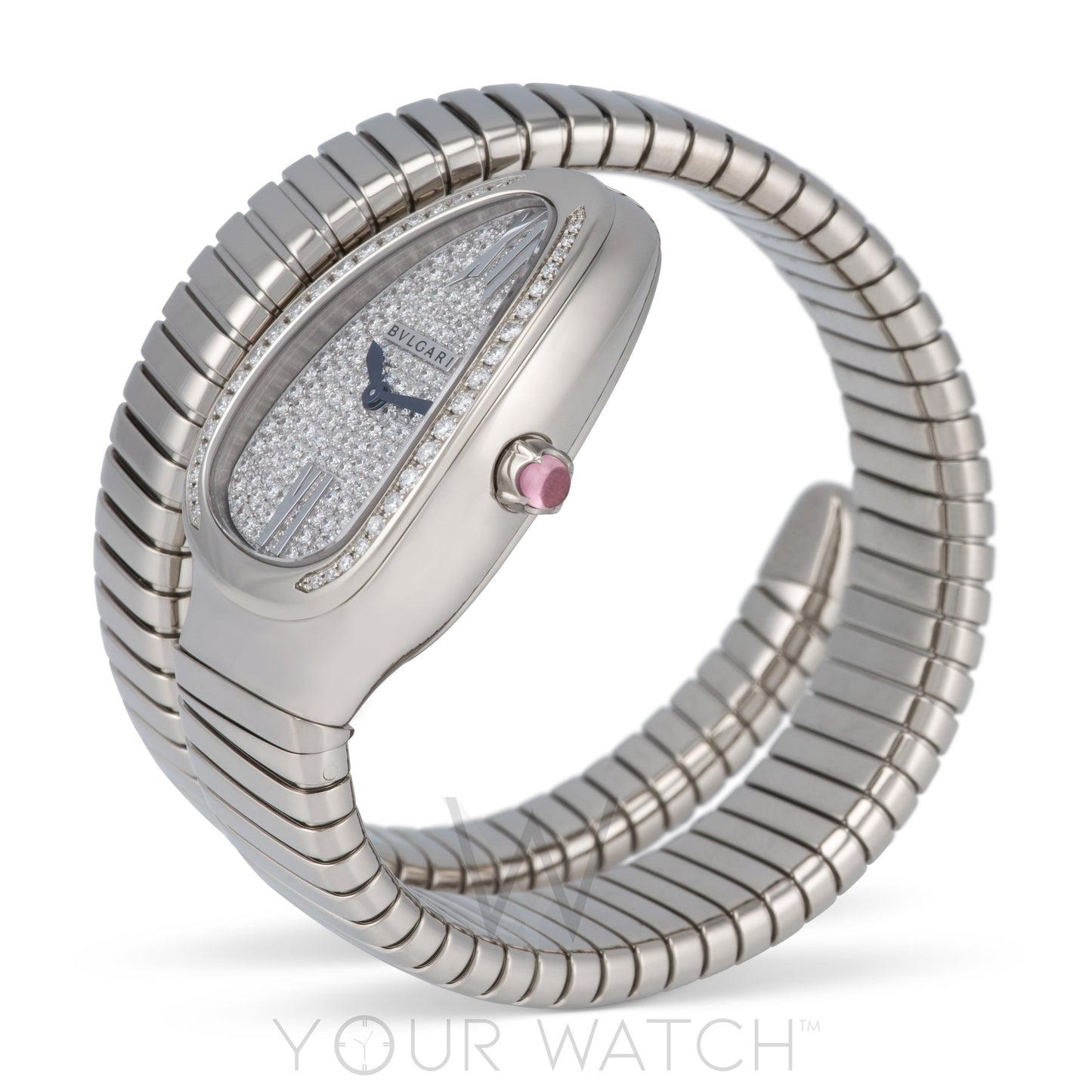 Bvlgari Serpenti Tubogas Diamond Pave Dial Ladies Watch 102005