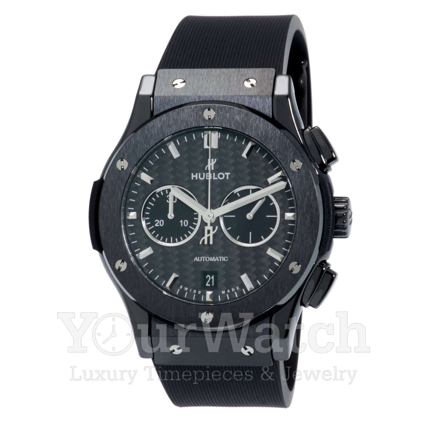 Hublot Classic Fusion Chronograph Carbon Fiber Dial 42mm Mens Watch 541.CM.1771.RX