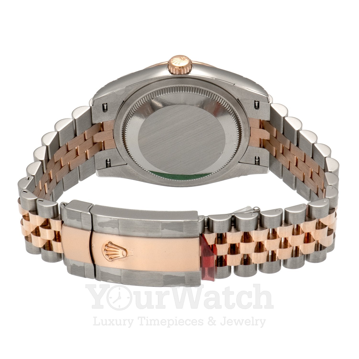 Rolex M126231-0015 Datejust Everose Gold Two Tone Bracelet 36mm Watch