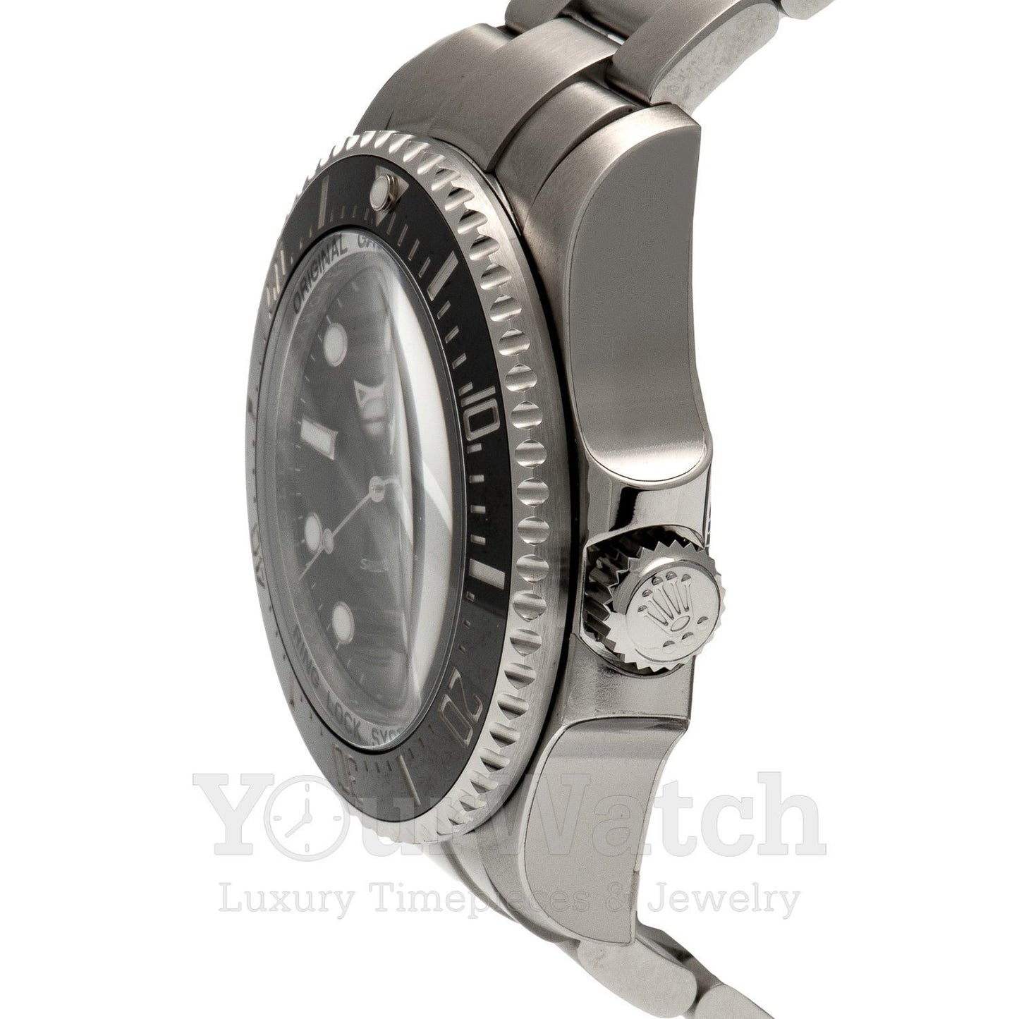 Rolex Sea Dweller Stainless Steel Black Dial 43mm Mens Watch